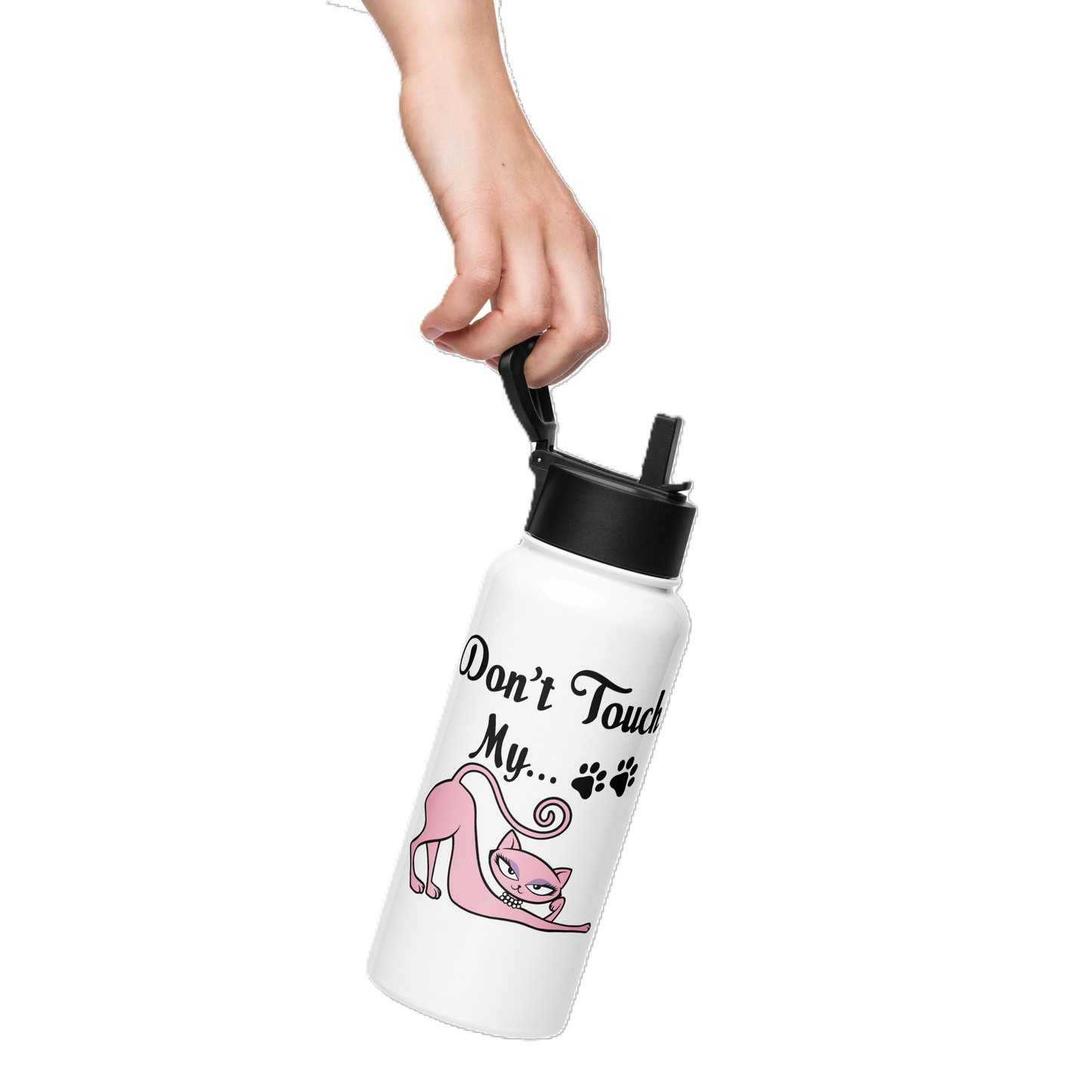 Don’t Touch My Kitty™ 32 oz Water Bottle