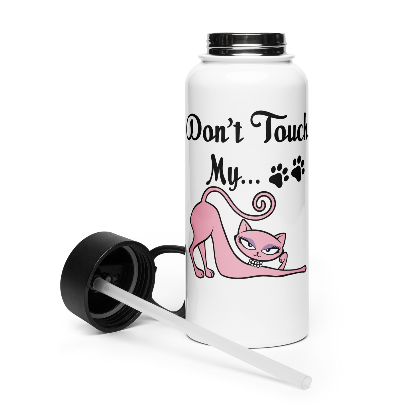 Don’t Touch My Kitty™ 32 oz Water Bottle